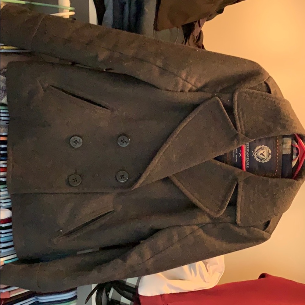 American Eagle insulated wool pea coat